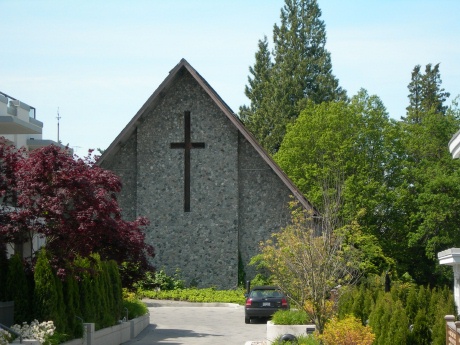 photo of the east wall of the Chapel